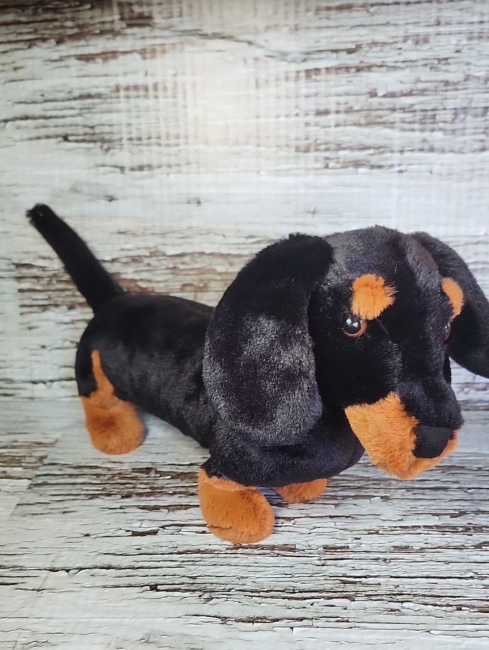 Jellycat Freddie Black and Tan Sausage Dog